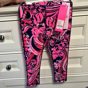 Lilly Pulitzer little girls mini weekender leggings size Xs (2-3)